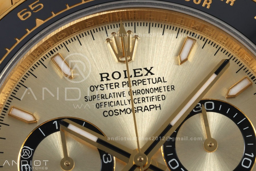 Daytona 126518 QF 1:1 Best Edition YG Dial on Oysterflex Strap JH4131 V18 Weighted (Free Sprung)