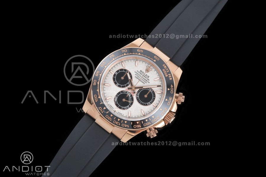 Daytona 126515 QF 1:1 Best Edition Meteorite Dial on Oysterflex Strap JH4131 V18 Weighted (Free Sprung)