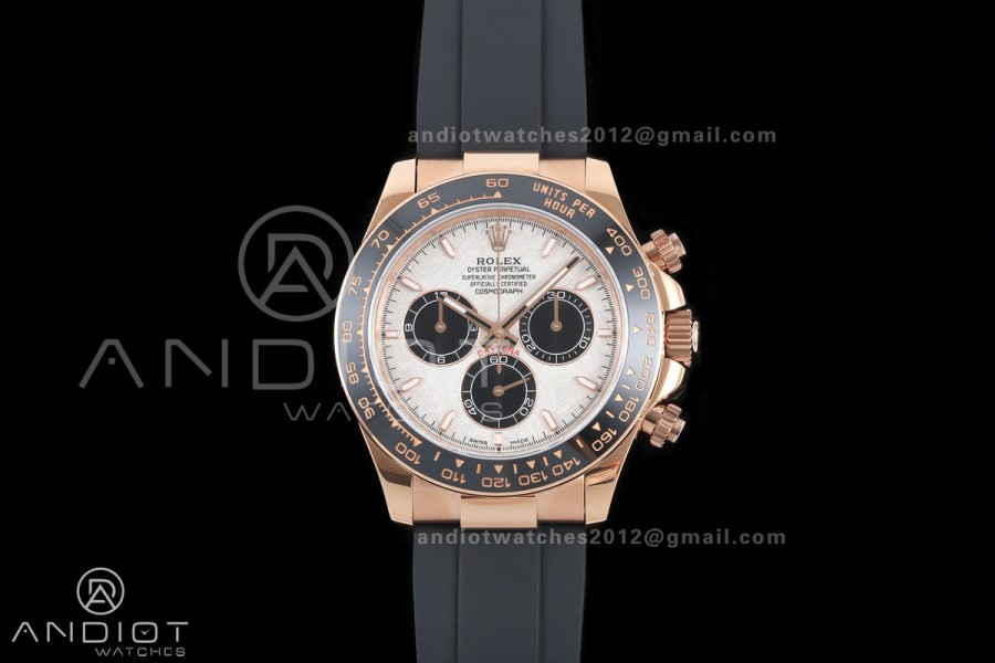 Daytona 126515 QF 1:1 Best Edition Meteorite Dial on Oysterflex Strap JH4131 V18 Weighted (Free Sprung)