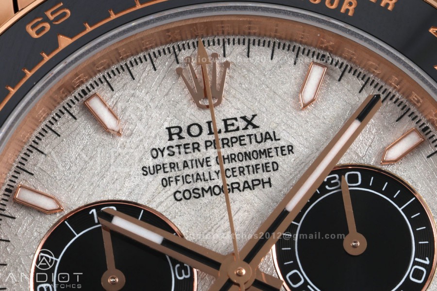 Daytona 126515 QF 1:1 Best Edition Meteorite Dial on Oysterflex Strap JH4131 V18 Weighted (Free Sprung)