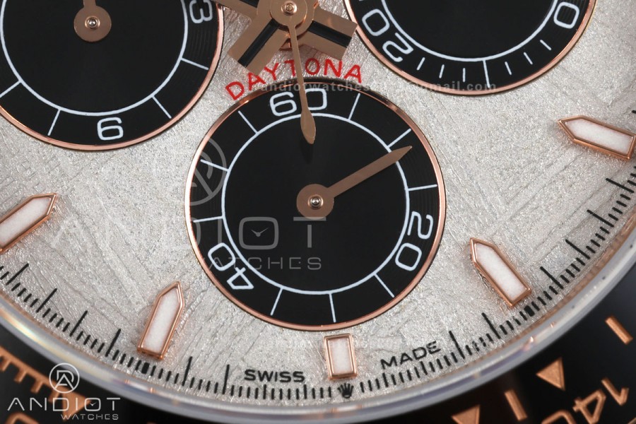 Daytona 126515 QF 1:1 Best Edition Meteorite Dial on Oysterflex Strap JH4131 V18 Weighted (Free Sprung)