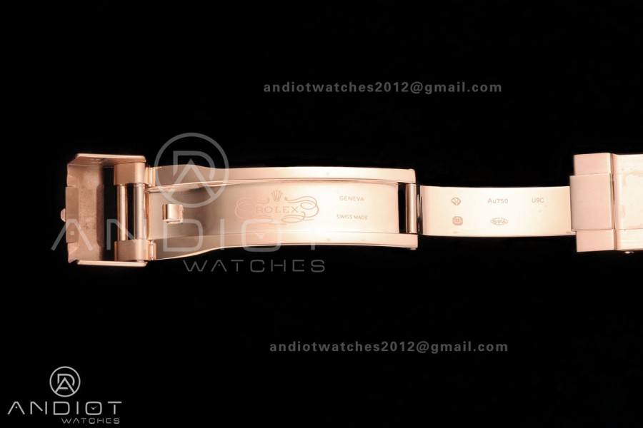 Daytona 126515 QF 1:1 Best Edition RG/Black Dial on Oysterflex Strap JH4131 V18 Weighted (Free Sprung)