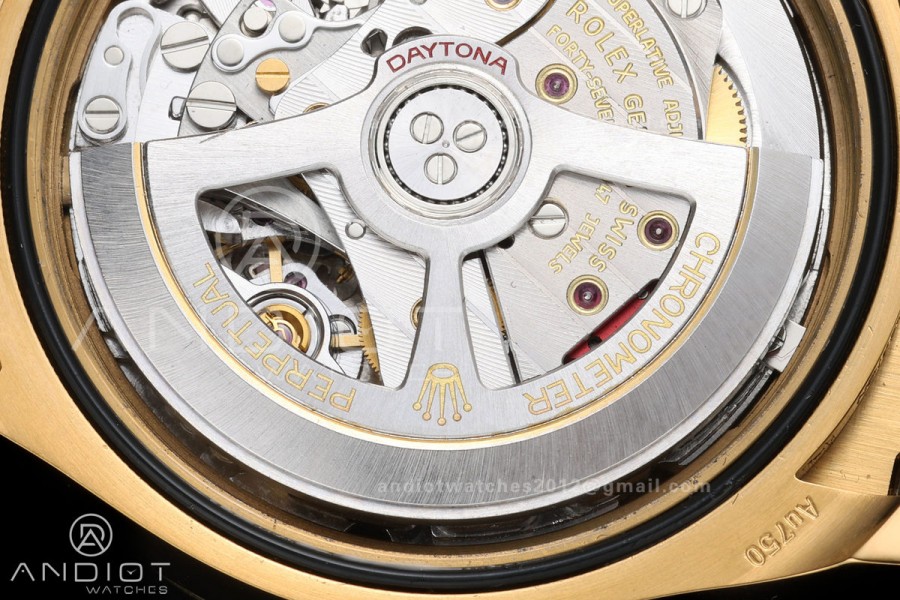 Daytona 126518 QF 1:1 Best Edition Black Dial on Oysterflex Strap JH4131 V18 Weighted (Free Sprung)