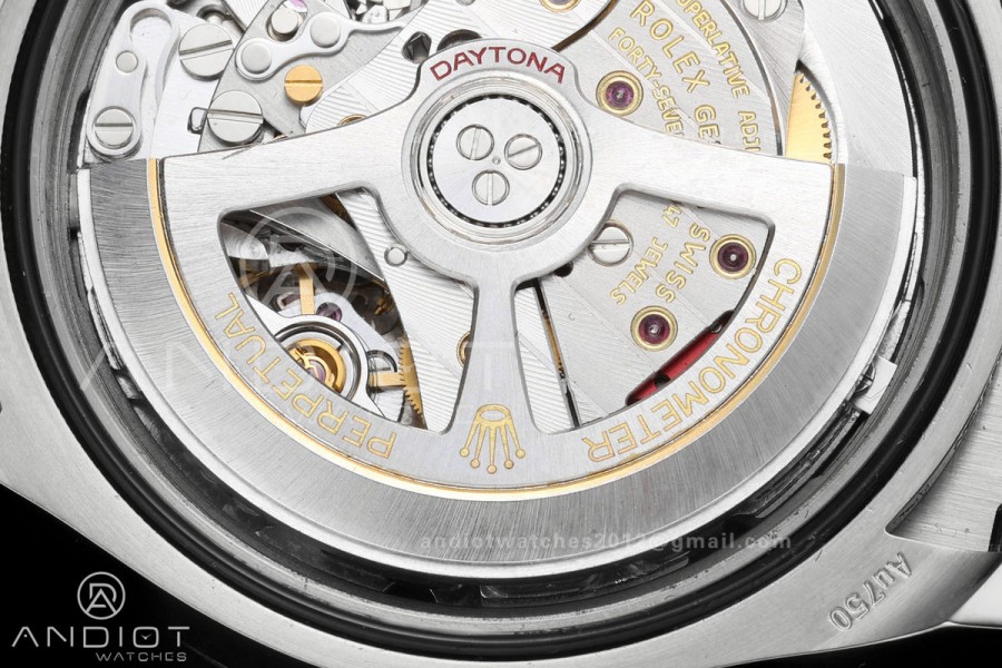 Daytona 126519 QF 1:1 Best Edition Black/Silver Dial on Oysterflex Strap JH4131 V18 Weighted (Free Sprung)