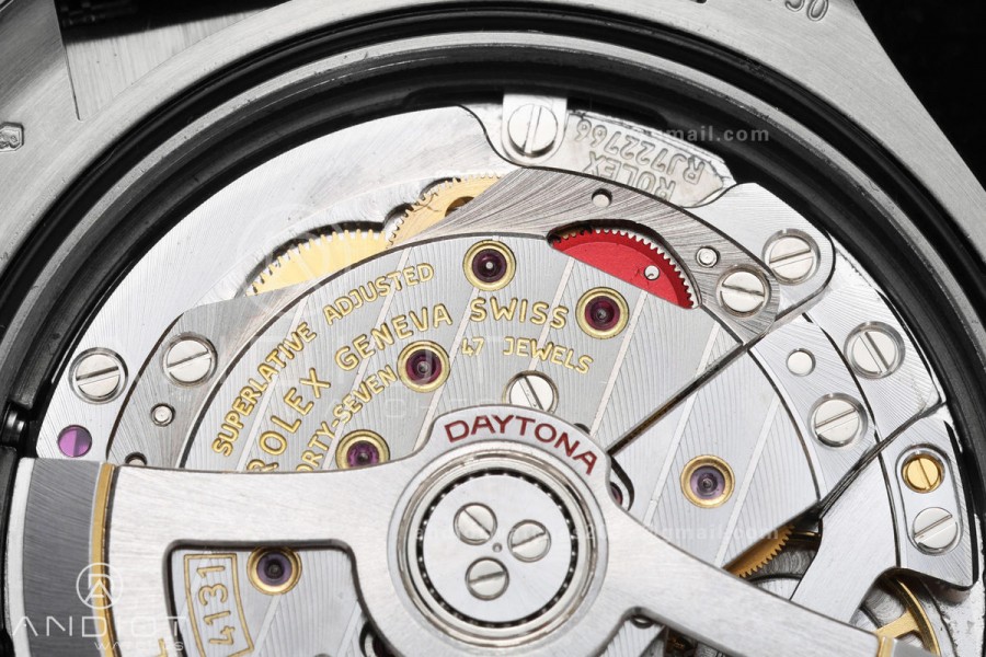 Daytona 126519 QF 1:1 Best Edition Black/Silver Dial on Oysterflex Strap JH4131 V18 Weighted (Free Sprung)
