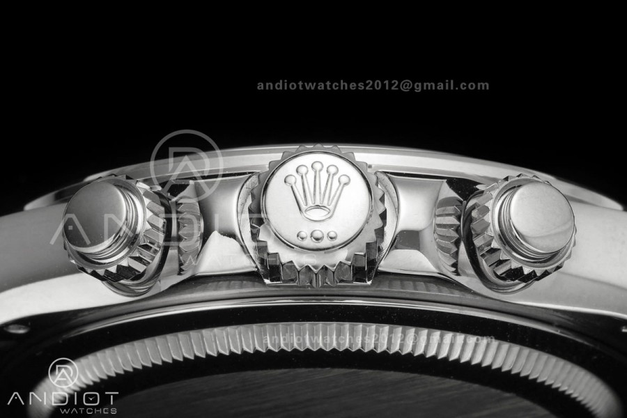 Daytona 126519 QF 1:1 Best Edition Black/Silver Dial on Oysterflex Strap JH4131 V18 Weighted (Free Sprung)