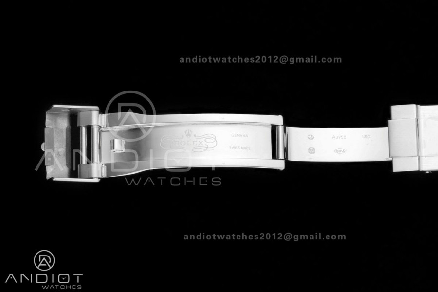 Daytona 126519 QF 1:1 Best Edition Black/Silver Diamonds Dial on Oysterflex Strap JH4131 V18 Weighted (Free Sprung)
