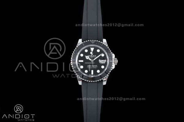 Yacht-Master 42mm 226659 SS QF 1:1 Best Edition on Oysterflex Strap JH3235 Weighted V18 (Free Sprung)