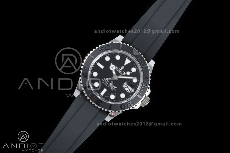 Yacht-Master 42mm 226659 SS QF 1:1 Best Edition on Oysterflex Strap JH3235 Weighted V18 (Free Sprung)