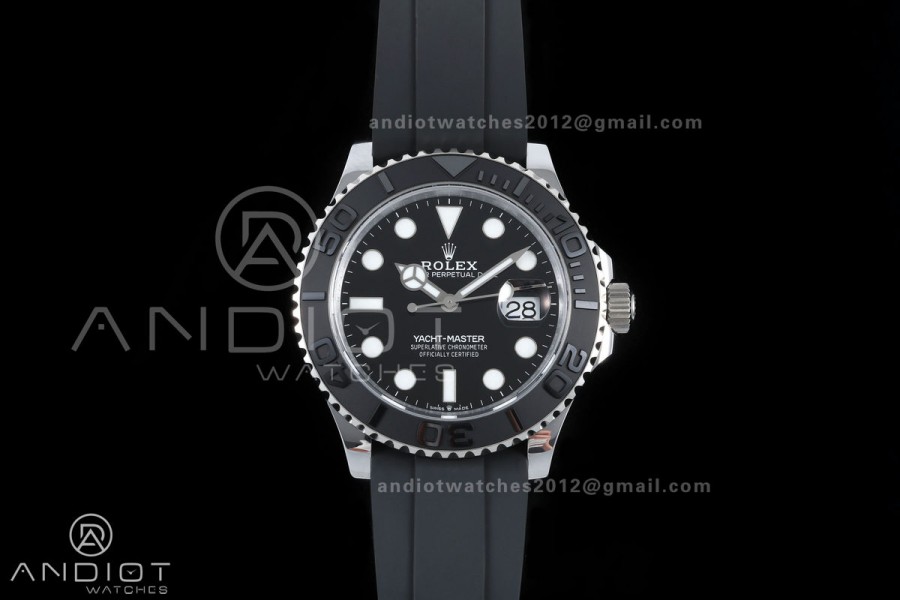 Yacht-Master 42mm 226659 SS QF 1:1 Best Edition on Oysterflex Strap JH3235 Weighted V18 (Free Sprung)