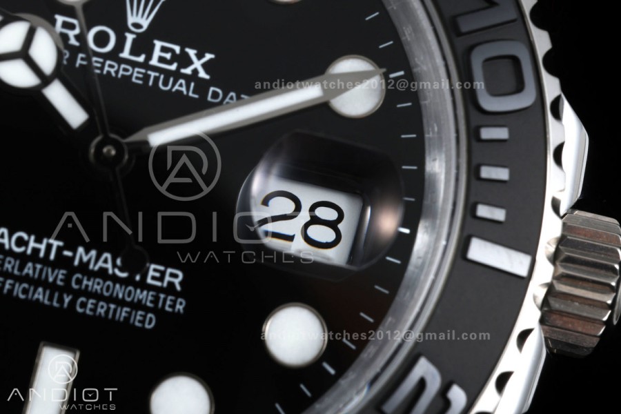 Yacht-Master 42mm 226659 SS QF 1:1 Best Edition on Oysterflex Strap JH3235 Weighted V18 (Free Sprung)