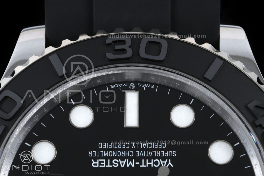 Yacht-Master 42mm 226659 SS QF 1:1 Best Edition on Oysterflex Strap JH3235 Weighted V18 (Free Sprung)