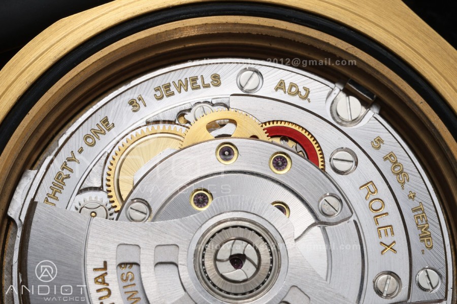 Yacht-Master 42mm 226658 YG QF 1:1 Best Edition on Oysterflex Strap JH3235 Weighted V18 (Free Sprung)