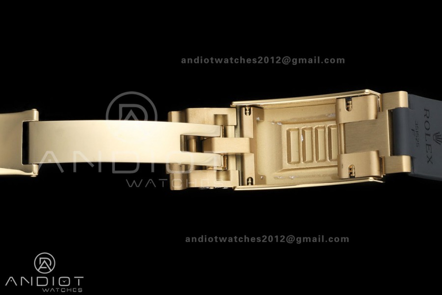 Yacht-Master 42mm 226658 YG QF 1:1 Best Edition on Oysterflex Strap JH3235 Weighted V18 (Free Sprung)