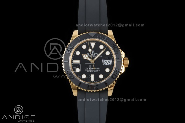 Yacht-Master 42mm 226658 YG QF 1:1 Best Edition on Oysterflex Strap JH3235 Weighted V18 (Free Sprung)