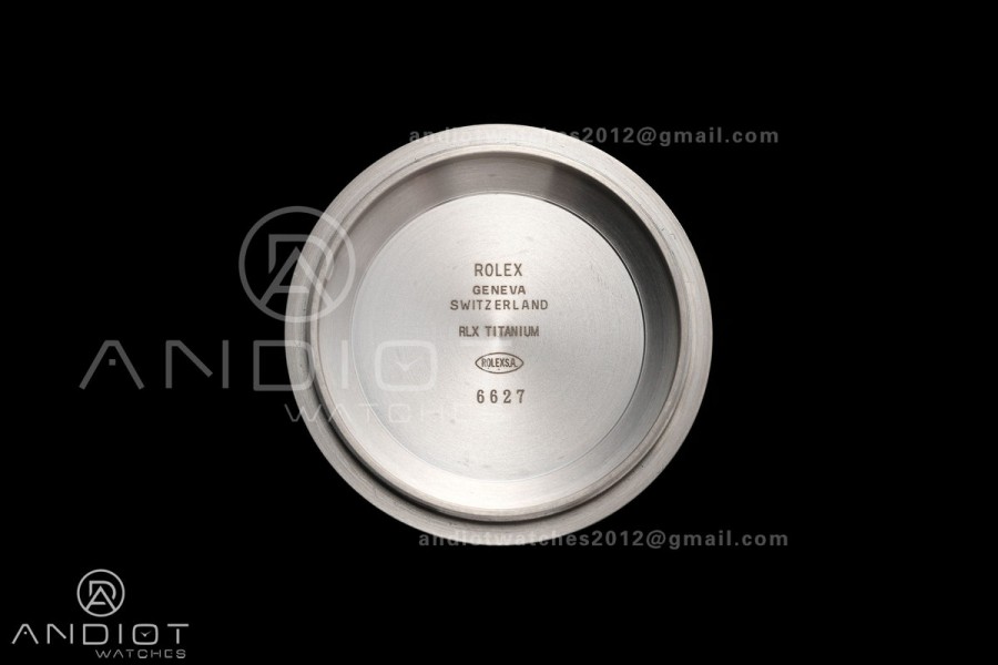 Yacht-Master 226627 Titanium QF 1:1 Best Edition Black Dial on Titanium Bracelet JH3235 V18 (Free Sprung)