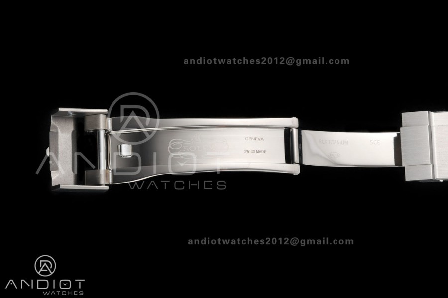 Yacht-Master 226627 Titanium QF 1:1 Best Edition Black Dial on Titanium Bracelet JH3235 V18 (Free Sprung)