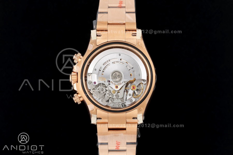 Daytona 116505 VF 1:1 Best Edition 904L Steel Brown Dial on RG Bracelet DD4130