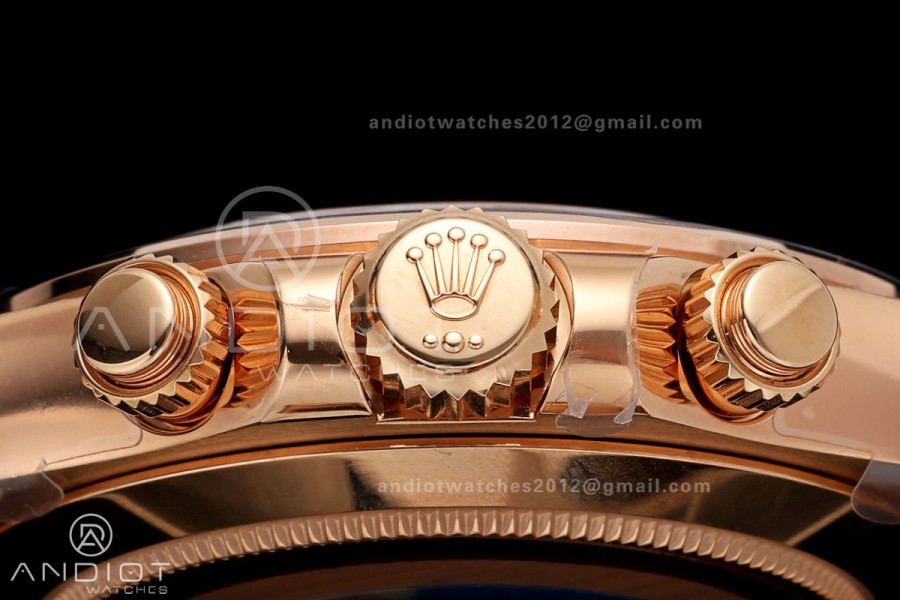 Daytona 116505 VF 1:1 Best Edition 904L Steel Brown Dial on RG Bracelet DD4130