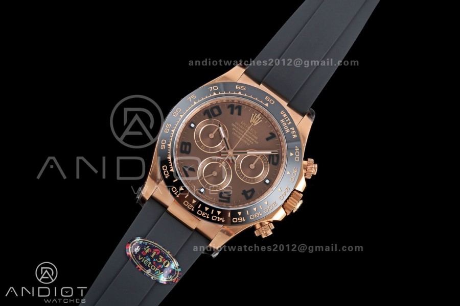 Daytona 116515 VF 1:1 Best Edition 904L Steel Chocolate Dial on Oysterflex Strap DD4130