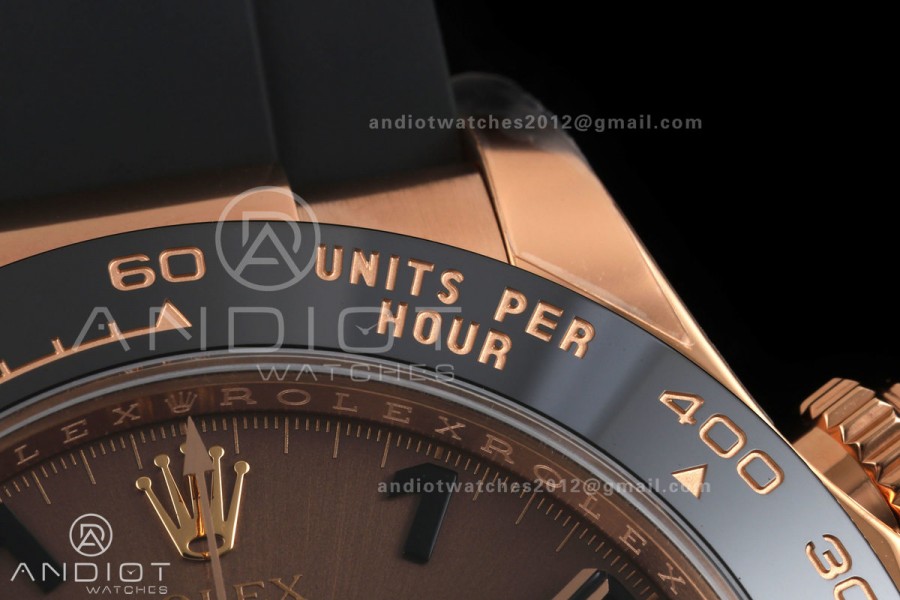 Daytona 116515 VF 1:1 Best Edition 904L Steel Chocolate Dial on Oysterflex Strap DD4130