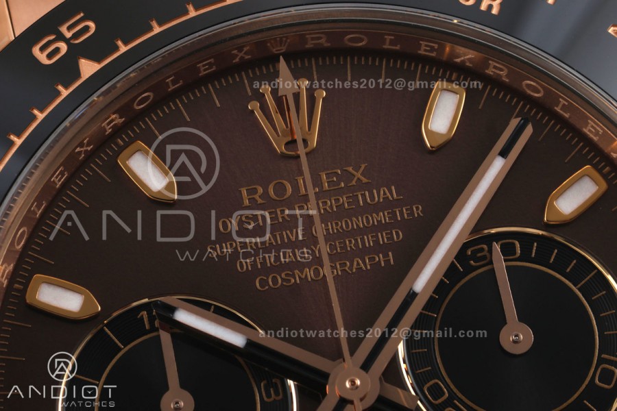 Daytona 116515 VF 1:1 Best Edition 904L Steel Brown/Black Dial on Oysterflex Strap DD4130