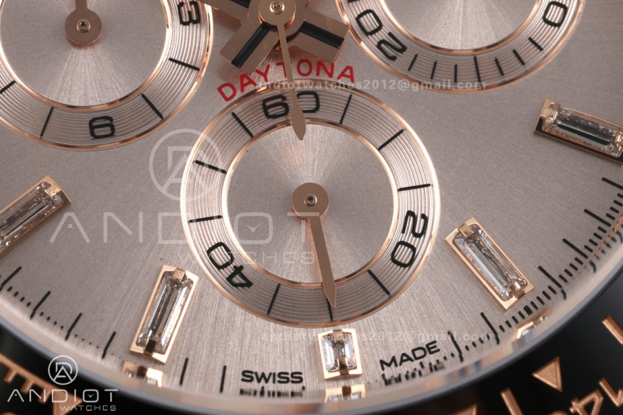 Daytona 116515 VF 1:1 Best Edition 904L Steel RG Crystal Dial on Oysterflex Strap DD4130