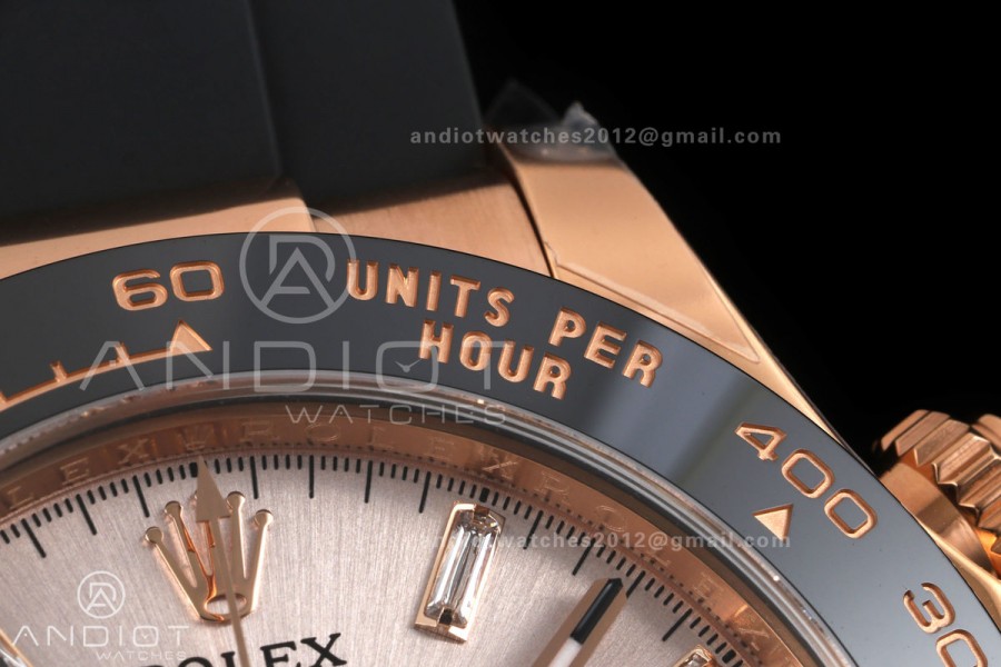 Daytona 116515 VF 1:1 Best Edition 904L Steel RG Crystal Dial on Oysterflex Strap DD4130