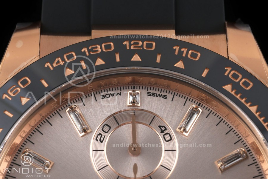 Daytona 116515 VF 1:1 Best Edition 904L Steel RG Crystal Dial on Oysterflex Strap DD4130