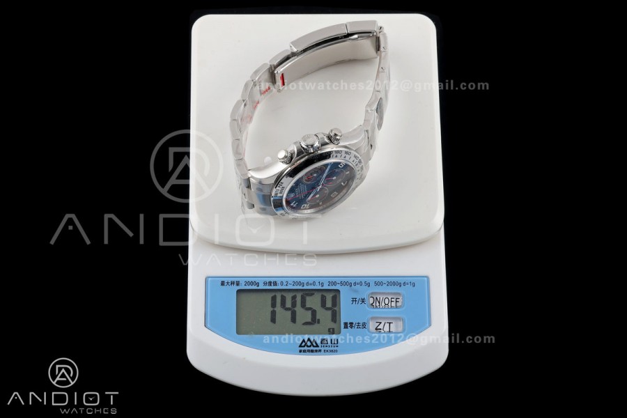 Daytona 116509 VF 1:1 Best Edition 904L Steel Black Numeral Dial on SS Bracelet DD4130