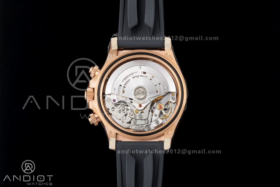 Daytona 116515 VF 1:1 Best Edition 904L Steel Black Diamonds Dial on Oysterflex Strap DD4130