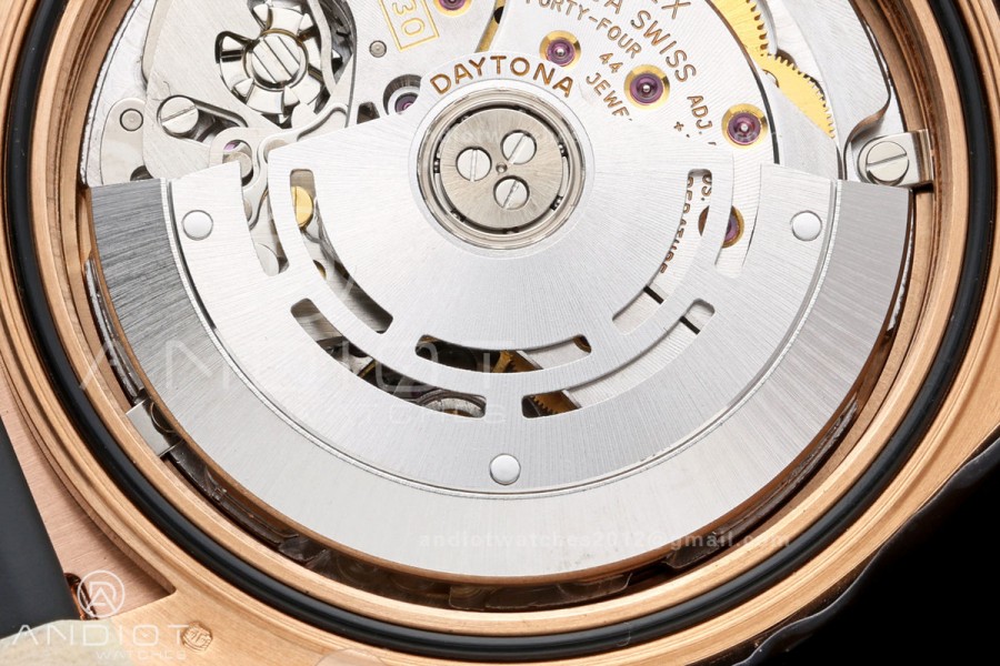 Daytona 116515 VF 1:1 Best Edition 904L Steel Black Diamonds Dial on Oysterflex Strap DD4130