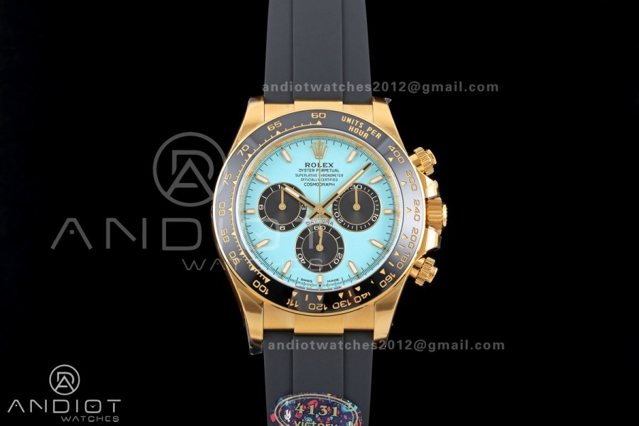 Daytona 126518 VF 1:1 Best Edition 904L Steel Tiffany Blue Dial on Oysterflex Strap DD4131