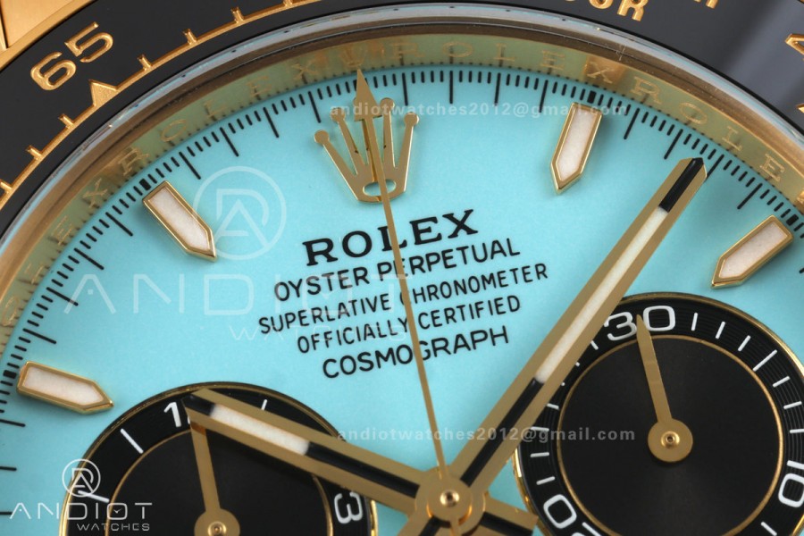 Daytona 126518 VF 1:1 Best Edition 904L Steel Tiffany Blue Dial on Oysterflex Strap DD4131