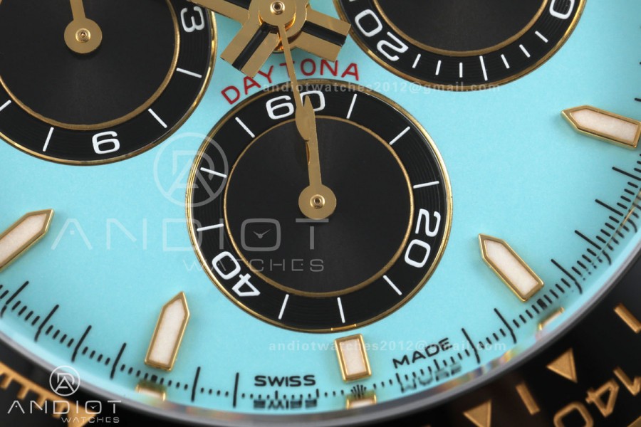 Daytona 126518 VF 1:1 Best Edition 904L Steel Tiffany Blue Dial on Oysterflex Strap DD4131