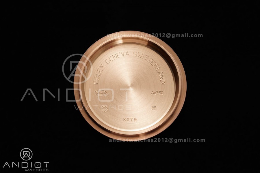 Daytona 126515 VF 1:1 Best Edition 904L Steel Black/RG Diamonds Dial on Oysterflex Strap DD4131