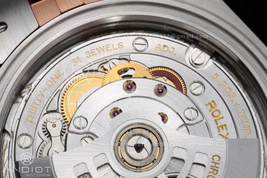 DateJust 41 126331 904L SS/RG VF 1:1 Best Edition Gray Dial Green Roman on Jubilee Bracelet DD3235