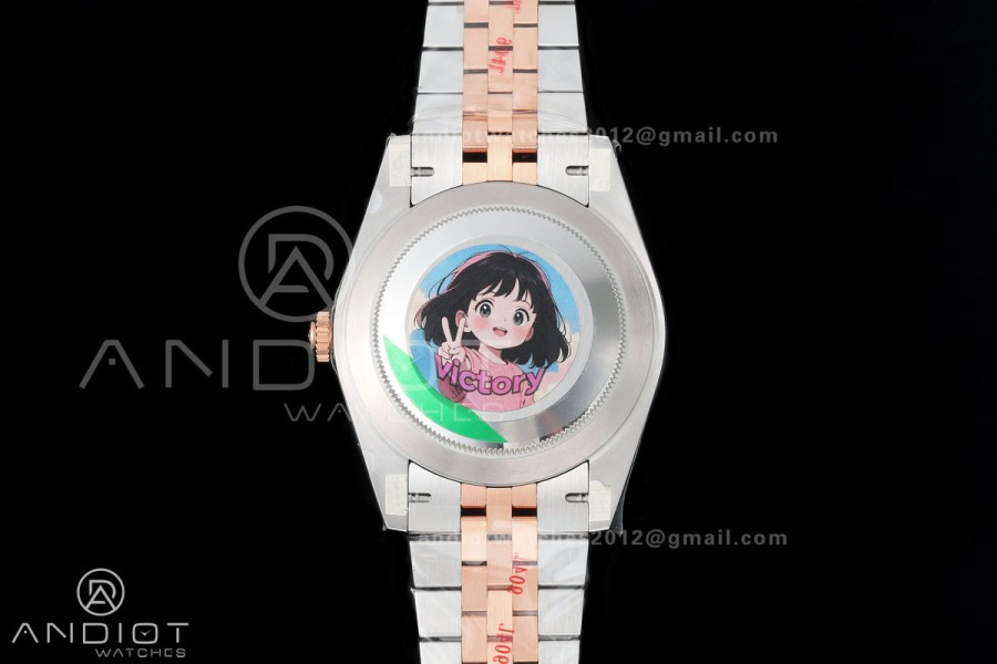 DateJust 41 126331 904L SS/RG VF 1:1 Best Edition RG Stick Dial on Jubilee Bracelet DD3235