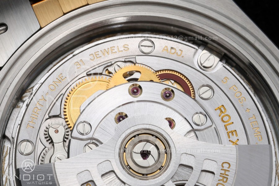 DateJust 41 126333 904L SS/YG VF 1:1 Best Edition Silver Stick Dial on Jubilee Bracelet DD3235