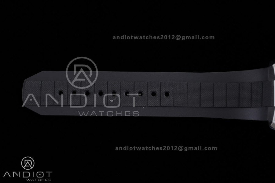 Planet Ocean 600M 42mm SS VS+F 1:1 Best Edition Black Dial Black Bezel on Black Rubber Strap A8912