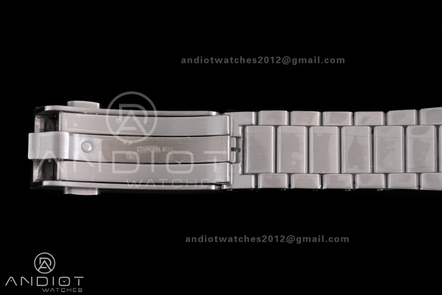 Planet Ocean 600M 42mm SS VS+F 1:1 Best Edition Black Dial Blue Bezel on SS Bracelet A8912