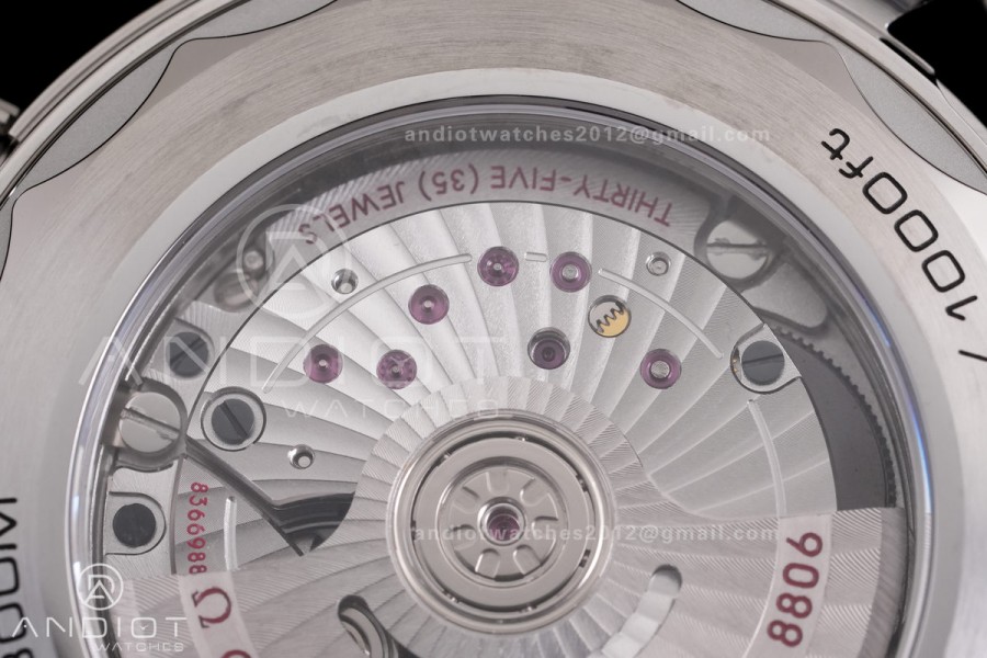 Seamaster Diver 42mm Titanium Bezel SS VSF Best Edition Gray Dial On SS Mesh Bracelet Super Clone 8806