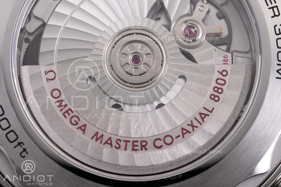 Seamaster Diver 42mm Titanium Bezel SS VSF Best Edition Gray Dial On SS Mesh Bracelet Super Clone 8806