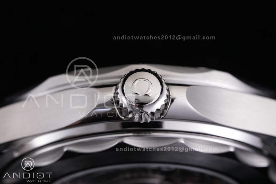 Seamaster Diver 42mm Titanium Bezel SS VSF Best Edition Gray Dial On SS Mesh Bracelet Super Clone 8806