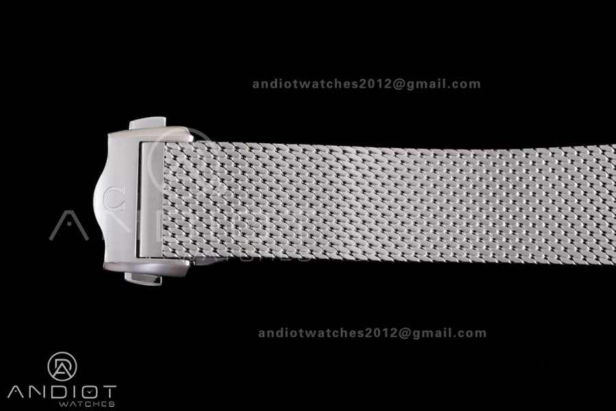 Seamaster Diver 42mm Titanium Bezel SS VSF Best Edition Gray Dial On SS Mesh Bracelet Super Clone 8806