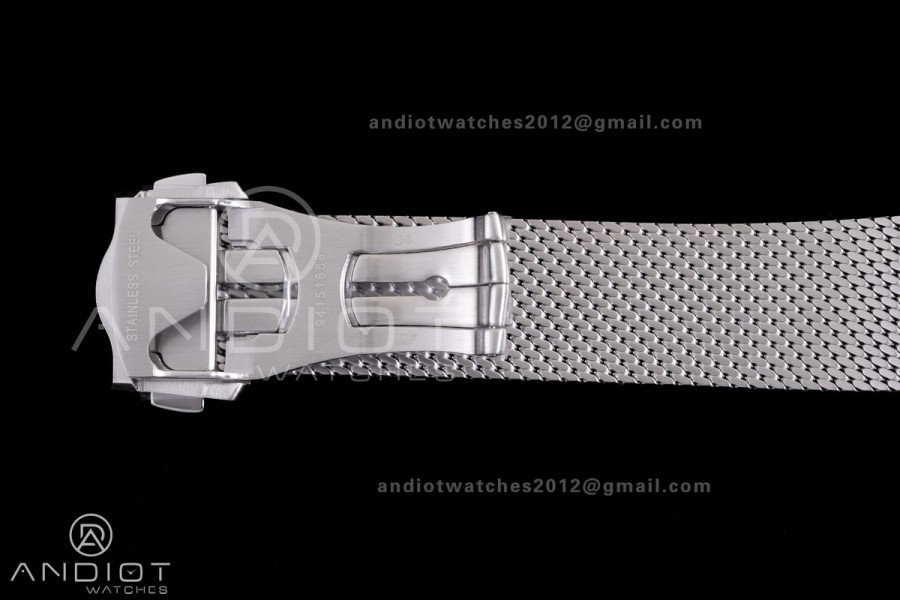 Seamaster Diver 42mm Titanium Bezel SS VSF Best Edition Gray Dial On SS Mesh Bracelet Super Clone 8806