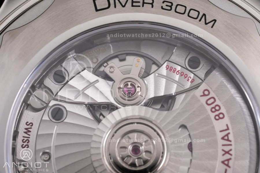 Seamaster Diver 42mm Titanium Bezel SS VSF Best Edition Gray Dial On SS Mesh Bracelet Super Clone 8806