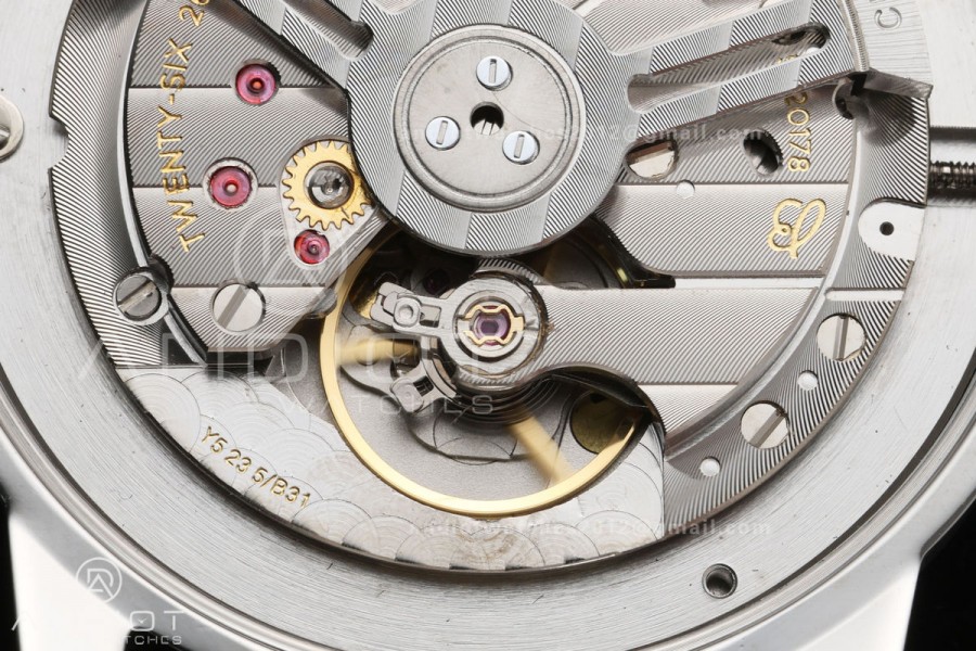 Top Time B31 BLF 1:1 Best Edition White Dial Orange Hand on Brown Leather Strap AB31