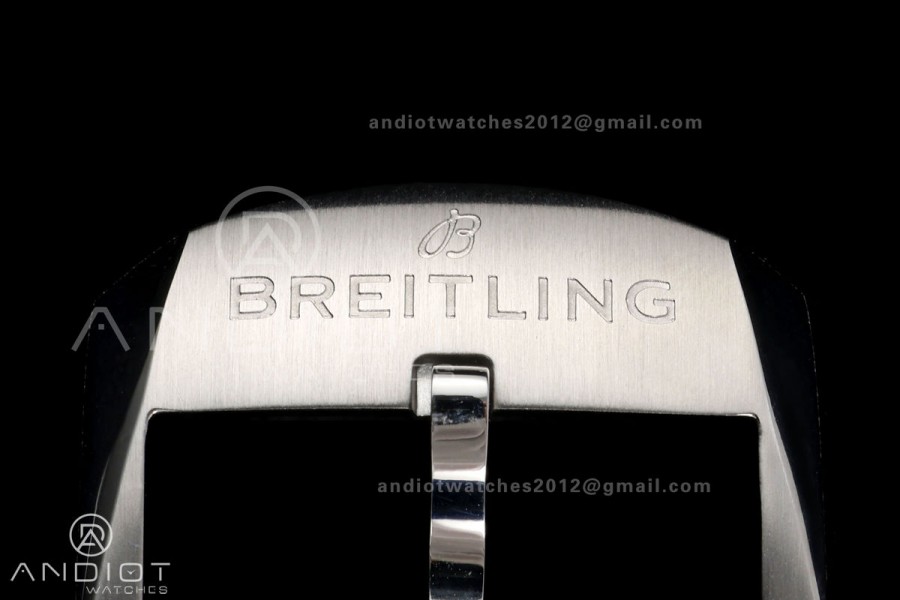 Top Time B31 BLF 1:1 Best Edition White Dial Orange Hand on Brown Leather Strap AB31