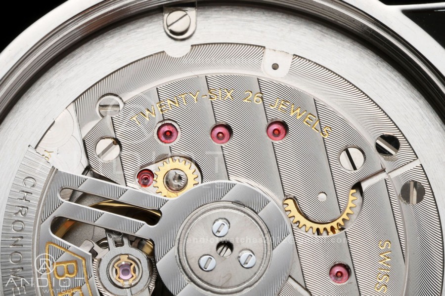 Top Time B31 BLF 1:1 Best Edition Green Dial Orange Hand on Green Leather Strap AB31